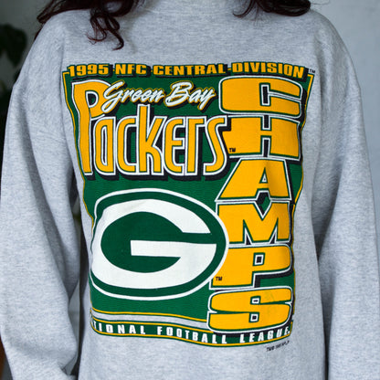 Vintage 1995 Green Bay Packers NFC Central Champions Sweatshirt
