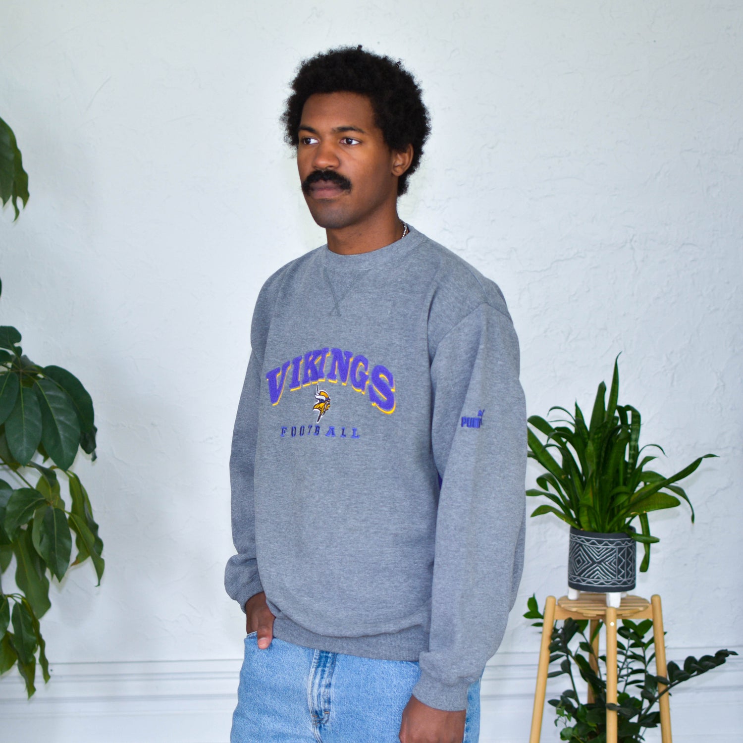 Vintage Minnesota Vikings Puma Sweatshirt