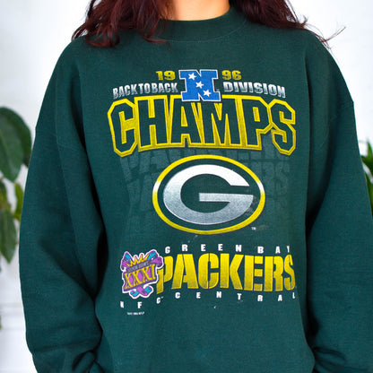 Vintage Green Bay Packers Super Bowl 31 Sweatshirt