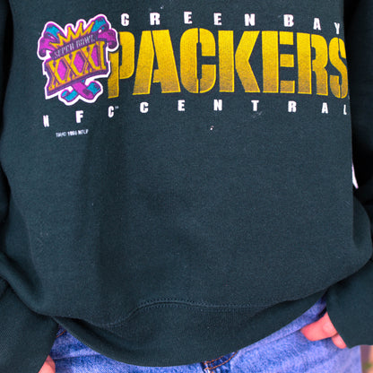 Vintage Green Bay Packers Super Bowl 31 Sweatshirt