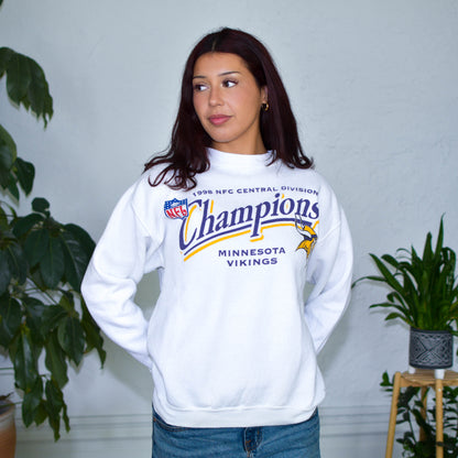 Vintage 1998 Minnesota Vikings Central Division Champions Sweatshirt
