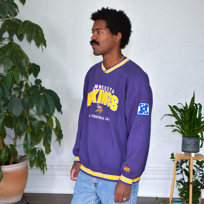 Vintage Minnesota Vikings Lee Sports Ribbed Sweatshirt