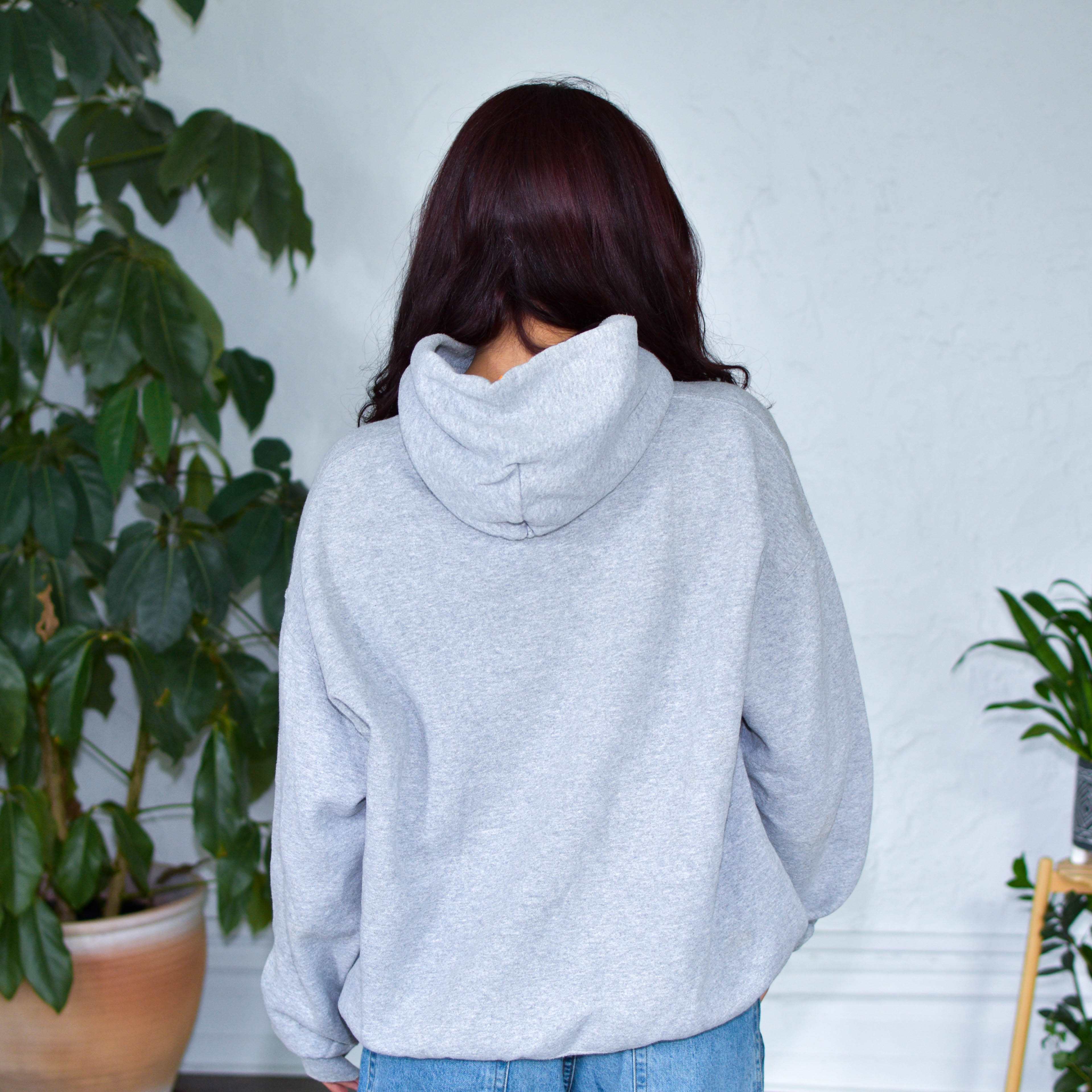 Vintage Minnesota Vikings Grey Hooded Sweatshirt