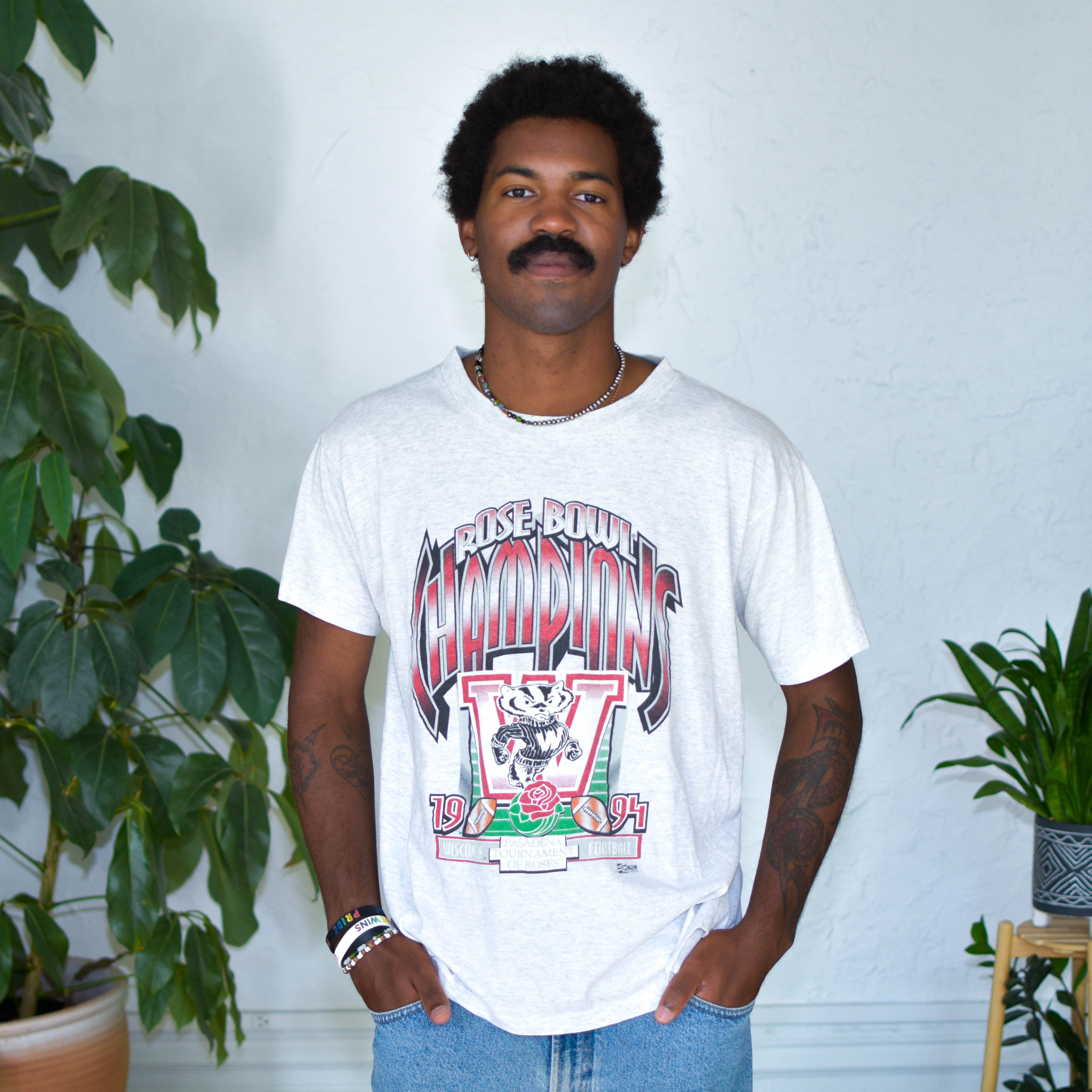 Vintage 1994 University of Wisconsin Rose Bowl T-Shirt