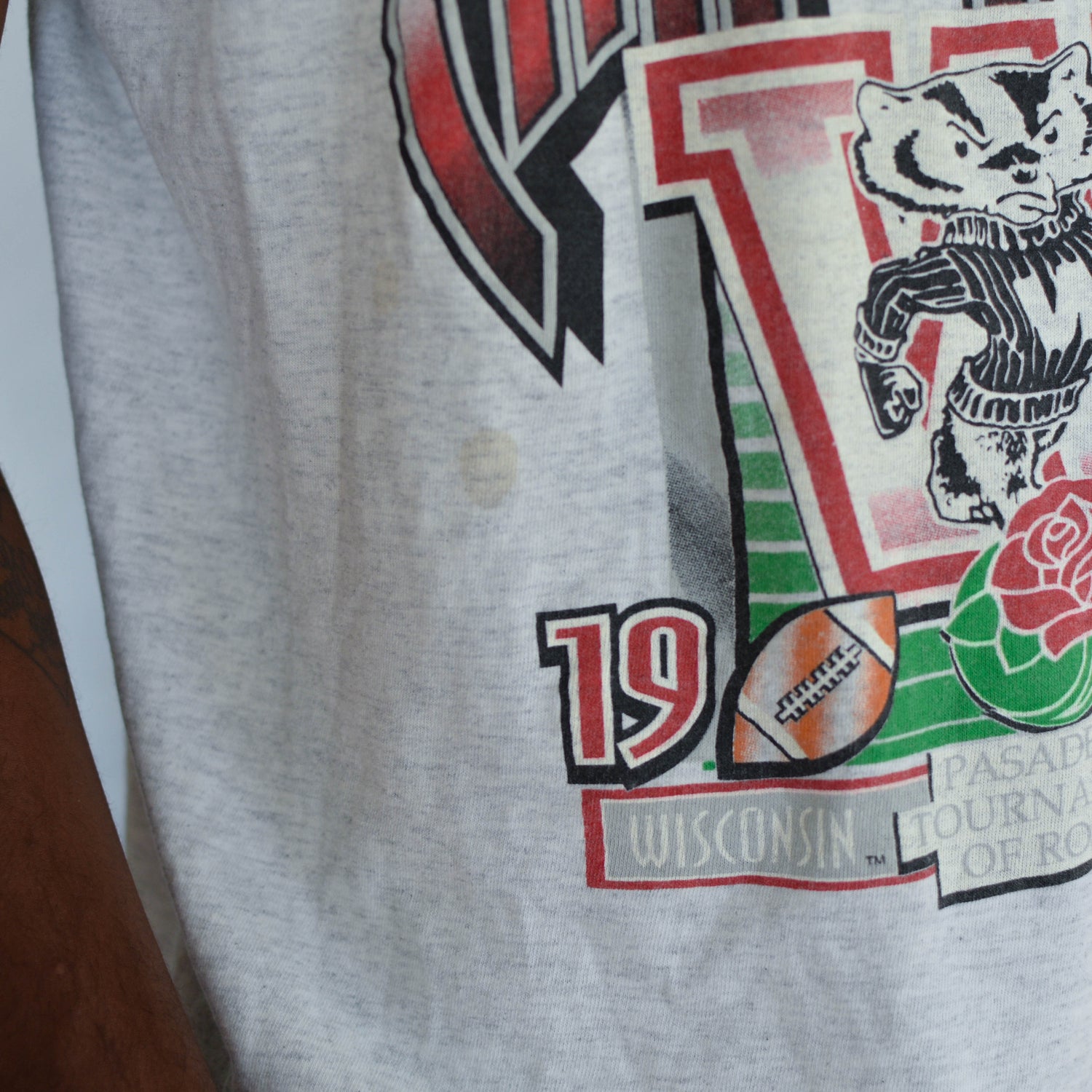 Vintage 1994 University of Wisconsin Rose Bowl T-Shirt