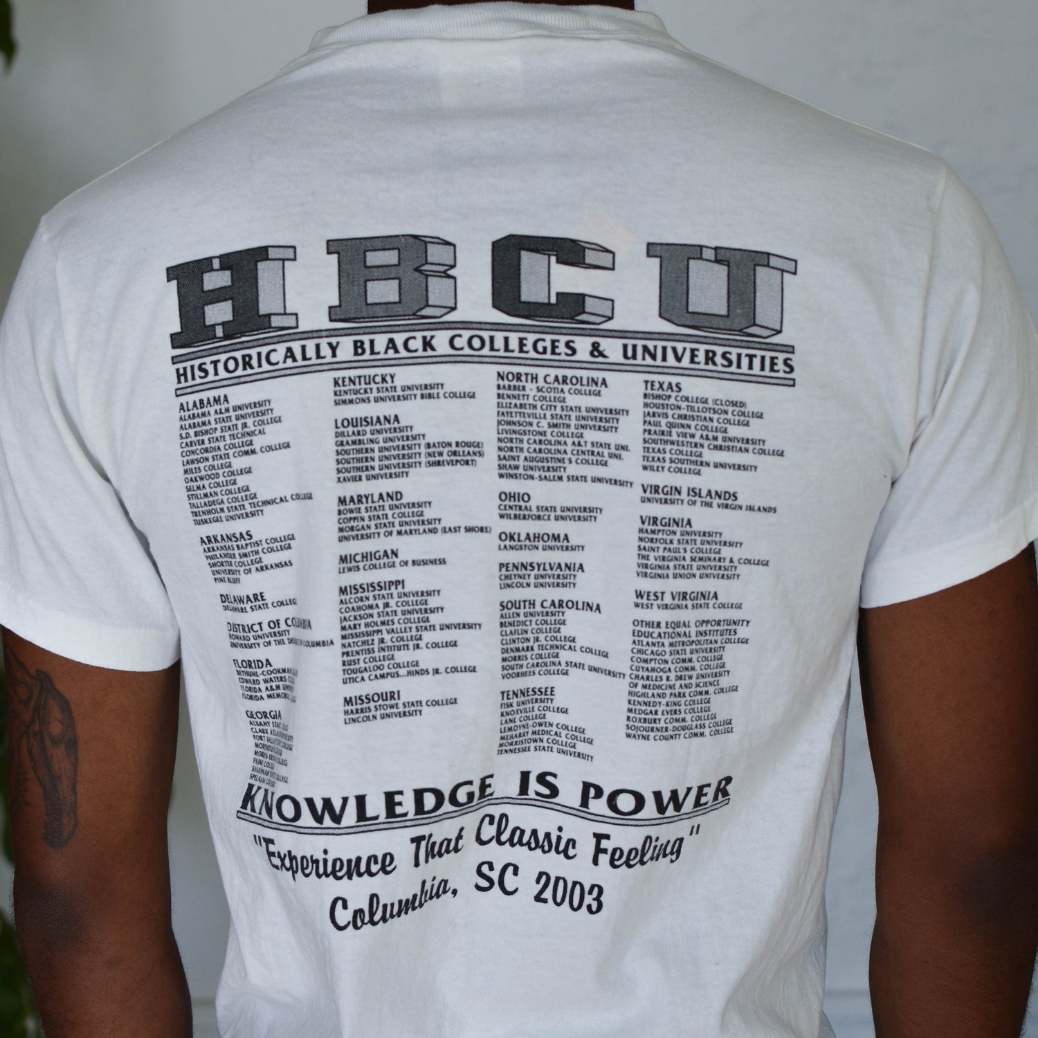 Vintage 2003 HBCU Palmetto Capital City Classic T-Shirt