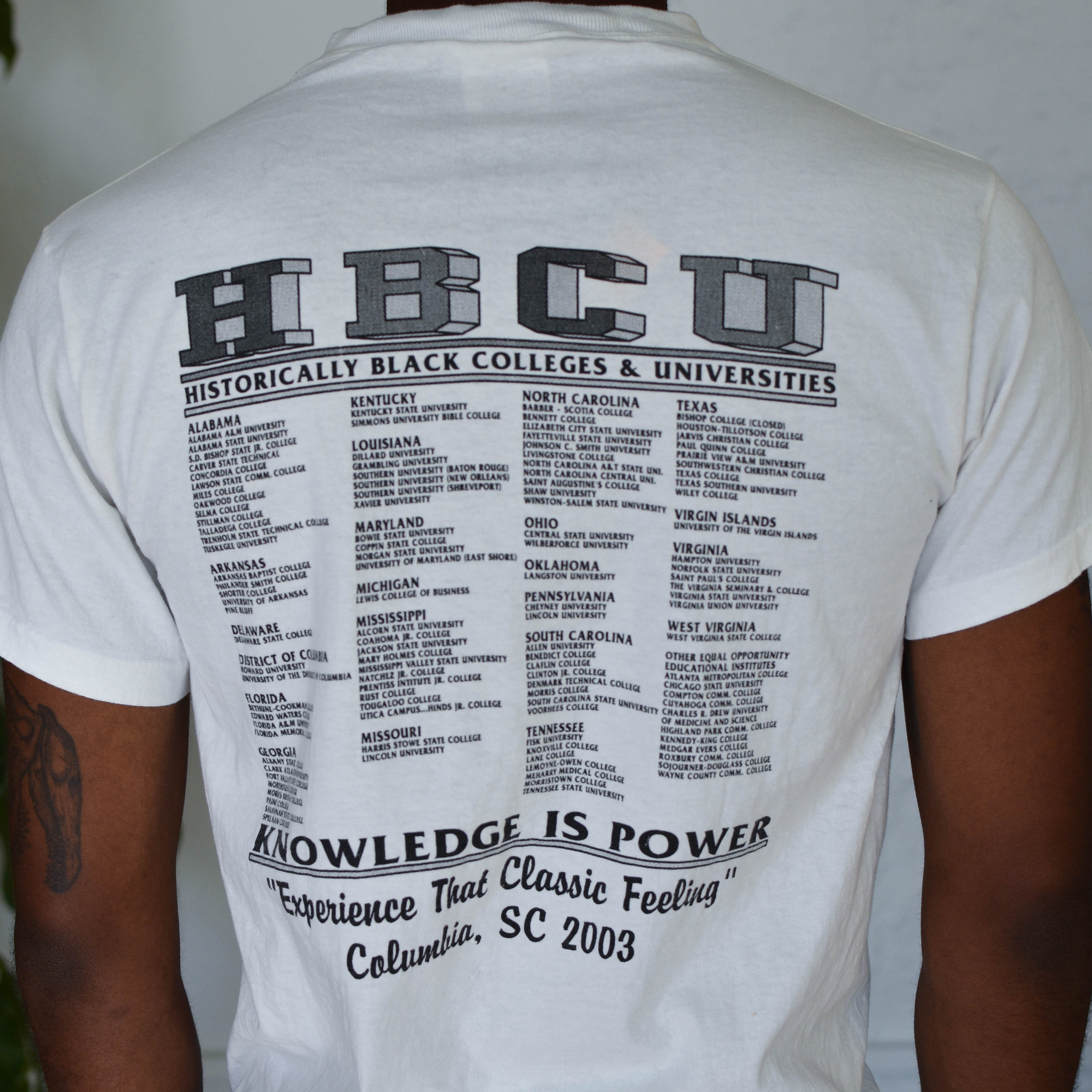 Vintage 2003 HBCU Palmetto Capital City Classic T-Shirt