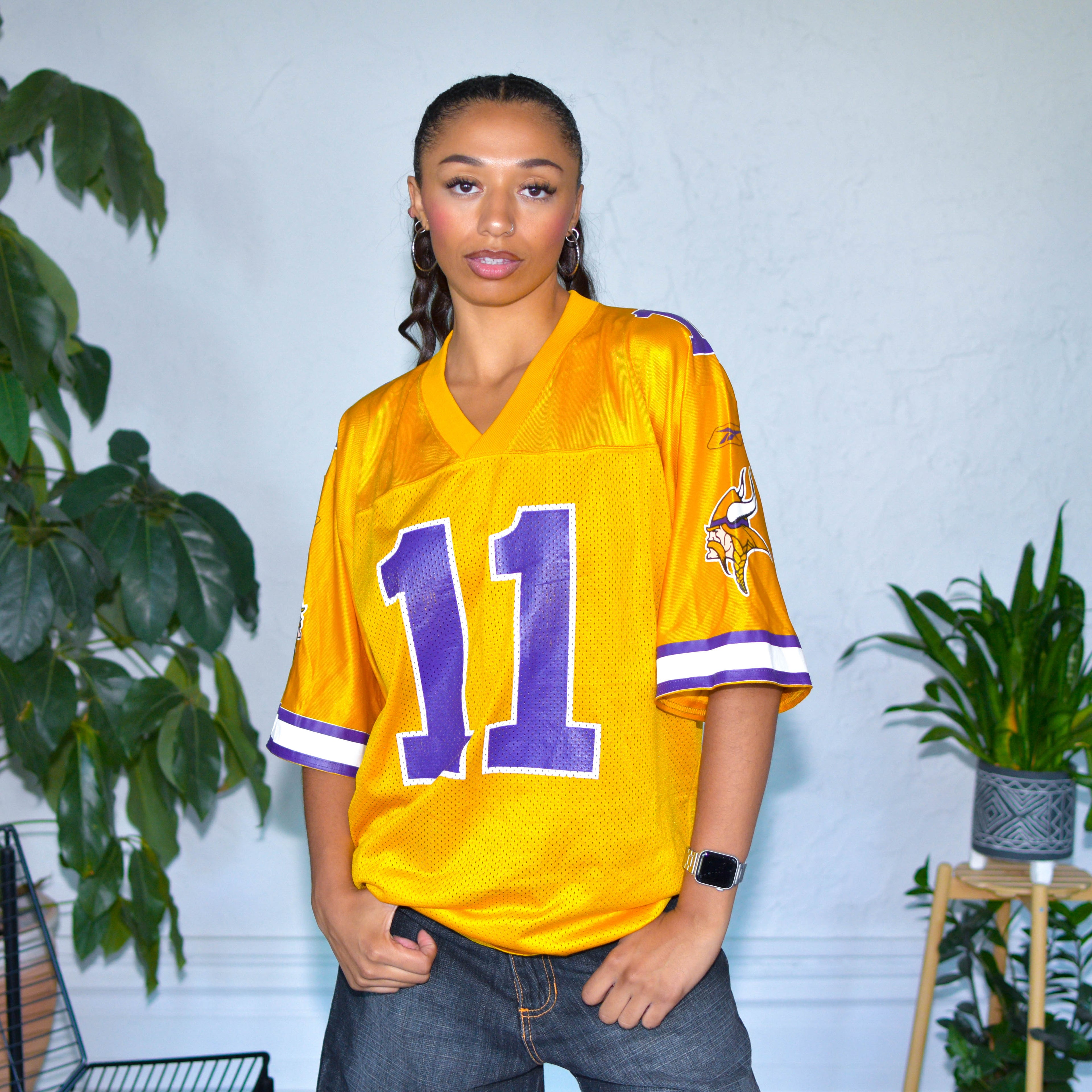 Vintage Minnesota Vikings Daunte Culpepper Yellow Alternate Jersey