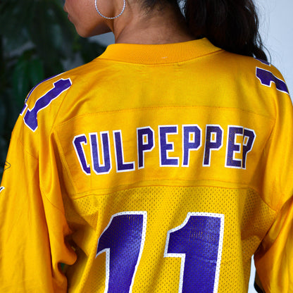 Vintage Minnesota Vikings Daunte Culpepper Yellow Alternate Jersey