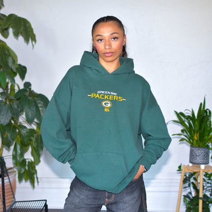Vintage Green Bay Packers Hooded Sweatshirt