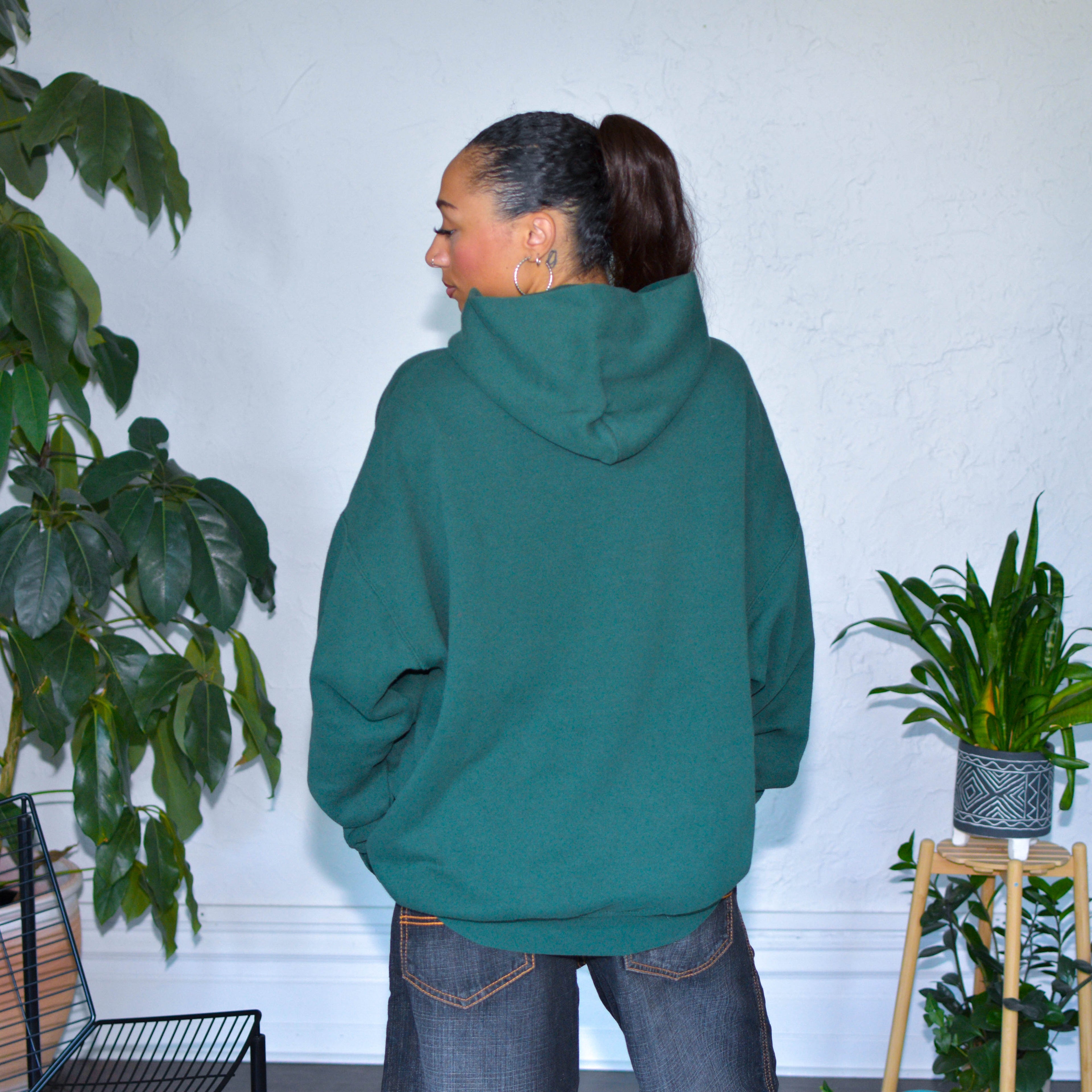 Vintage Green Bay Packers Hooded Sweatshirt