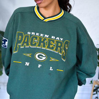Vintage Green Bay Packers Lee Sports Ribbed Sweatshirt