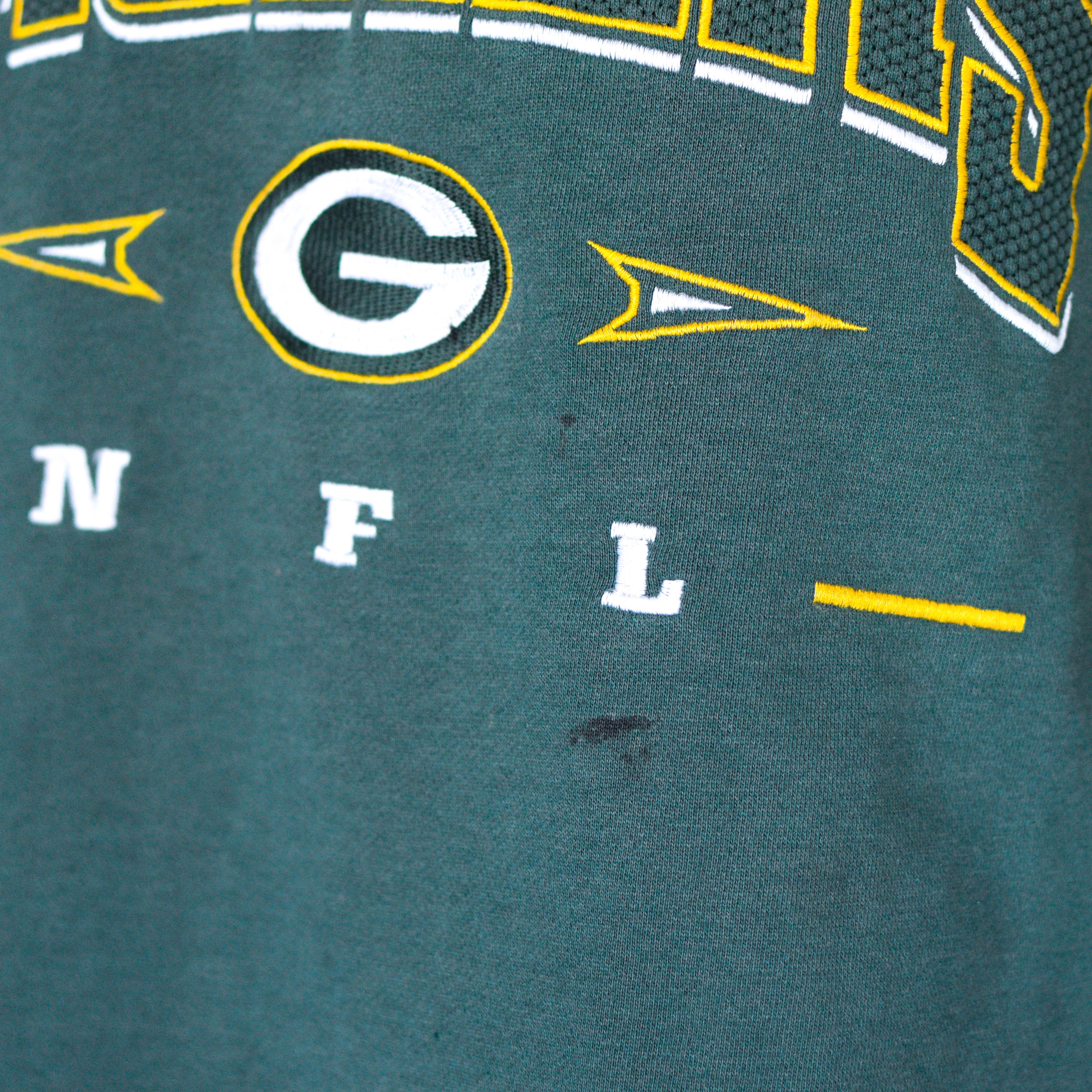 Vintage Green Bay Packers Lee Sports Ribbed Sweatshirt