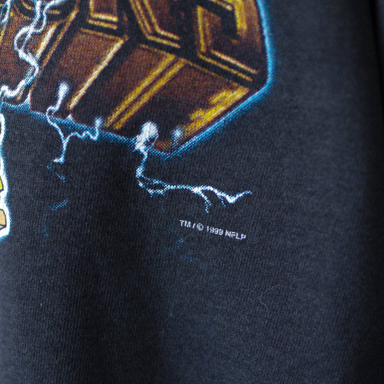 Vintage 1998 Minnesota Vikings Black Lightning Sweatshirt