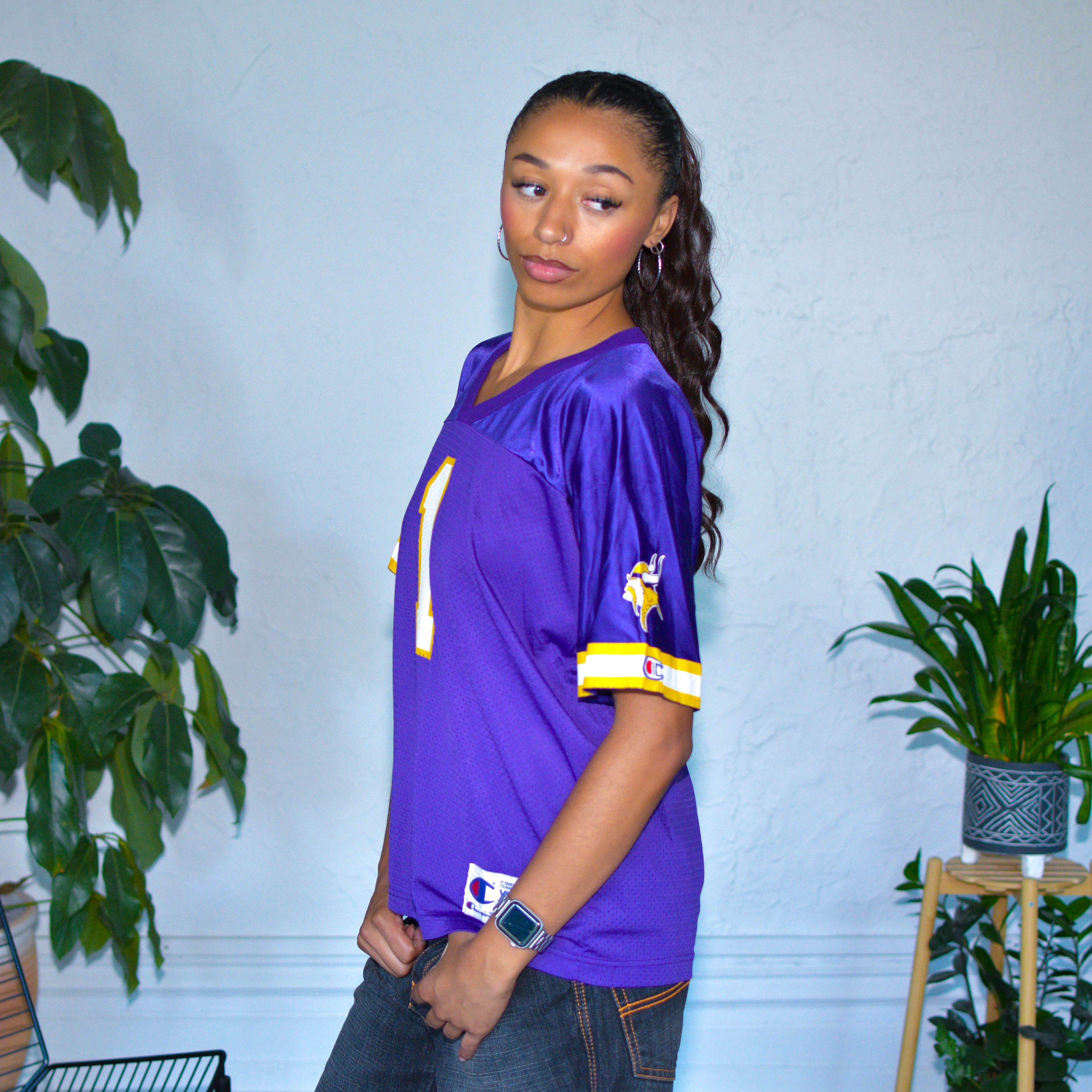 Vintage Minnesota Vikings Warren Moon Champion Jersey