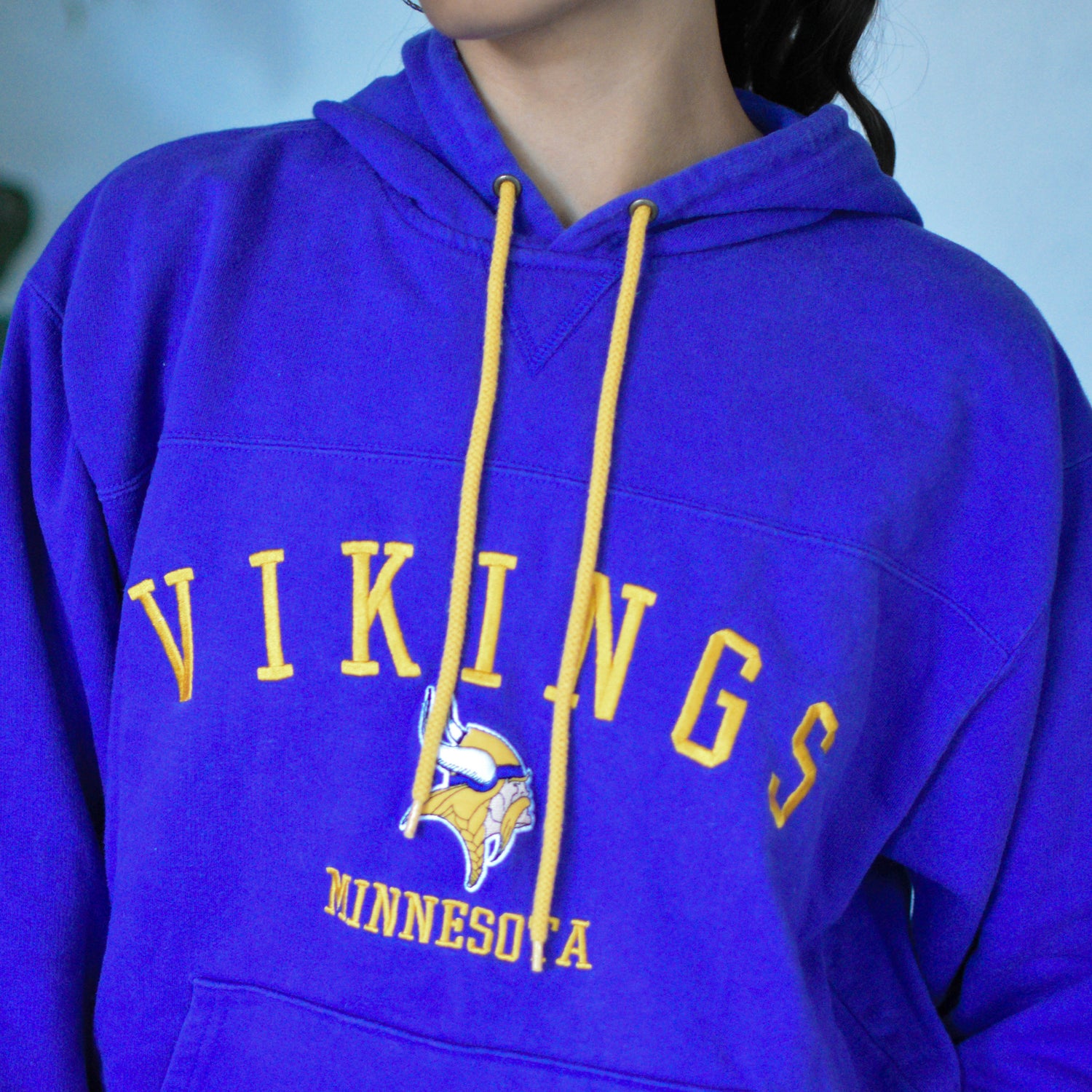 Vintage Minnesota Vikings Hooded Sweatshirt