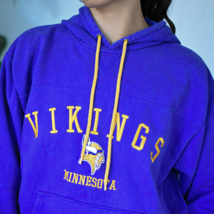 Vintage Minnesota Vikings Hooded Sweatshirt