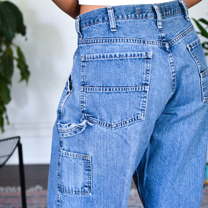 Vintage Light Wash Carpenter Jeans