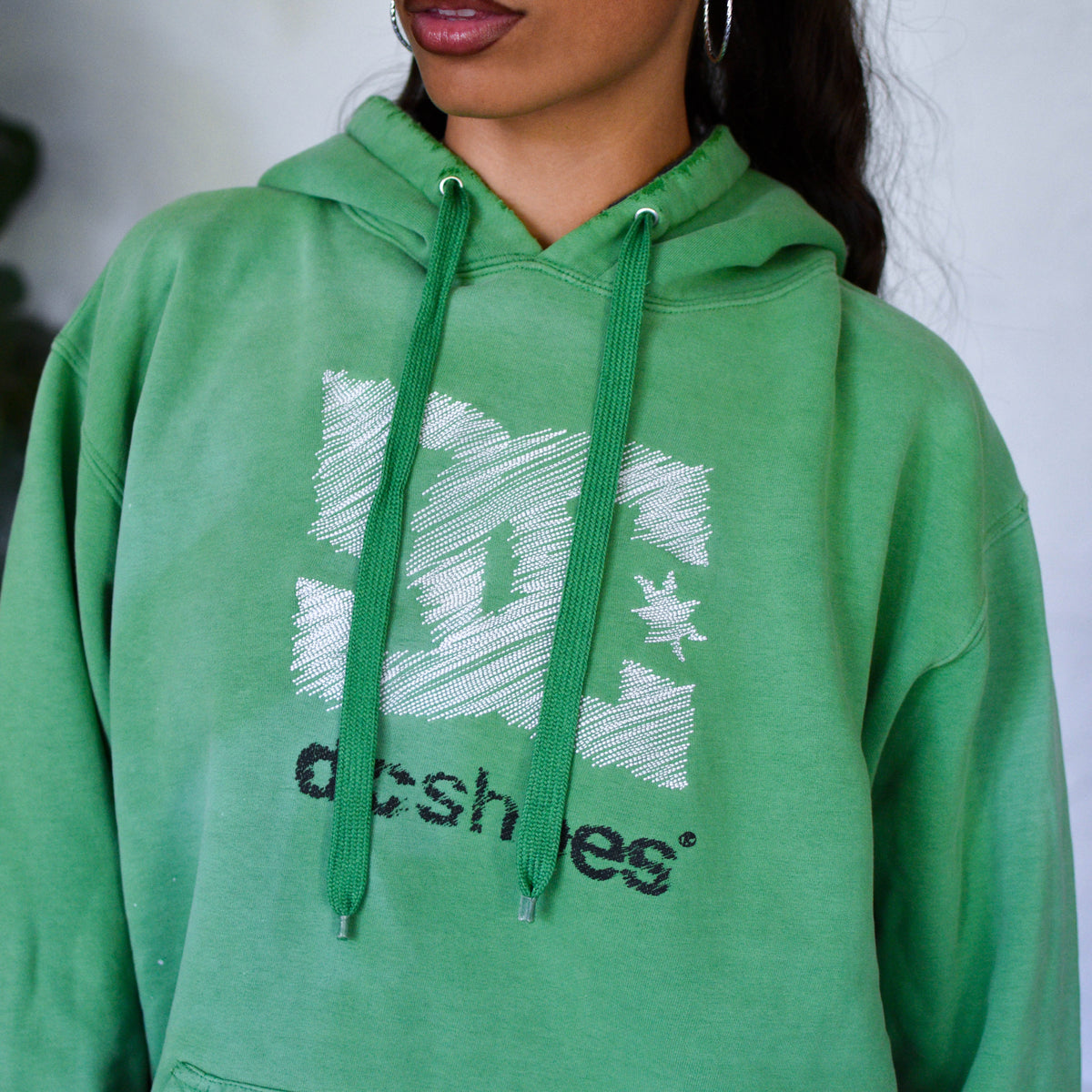 Vintage Y2K Mint Green DC Shoes Sweatshirt