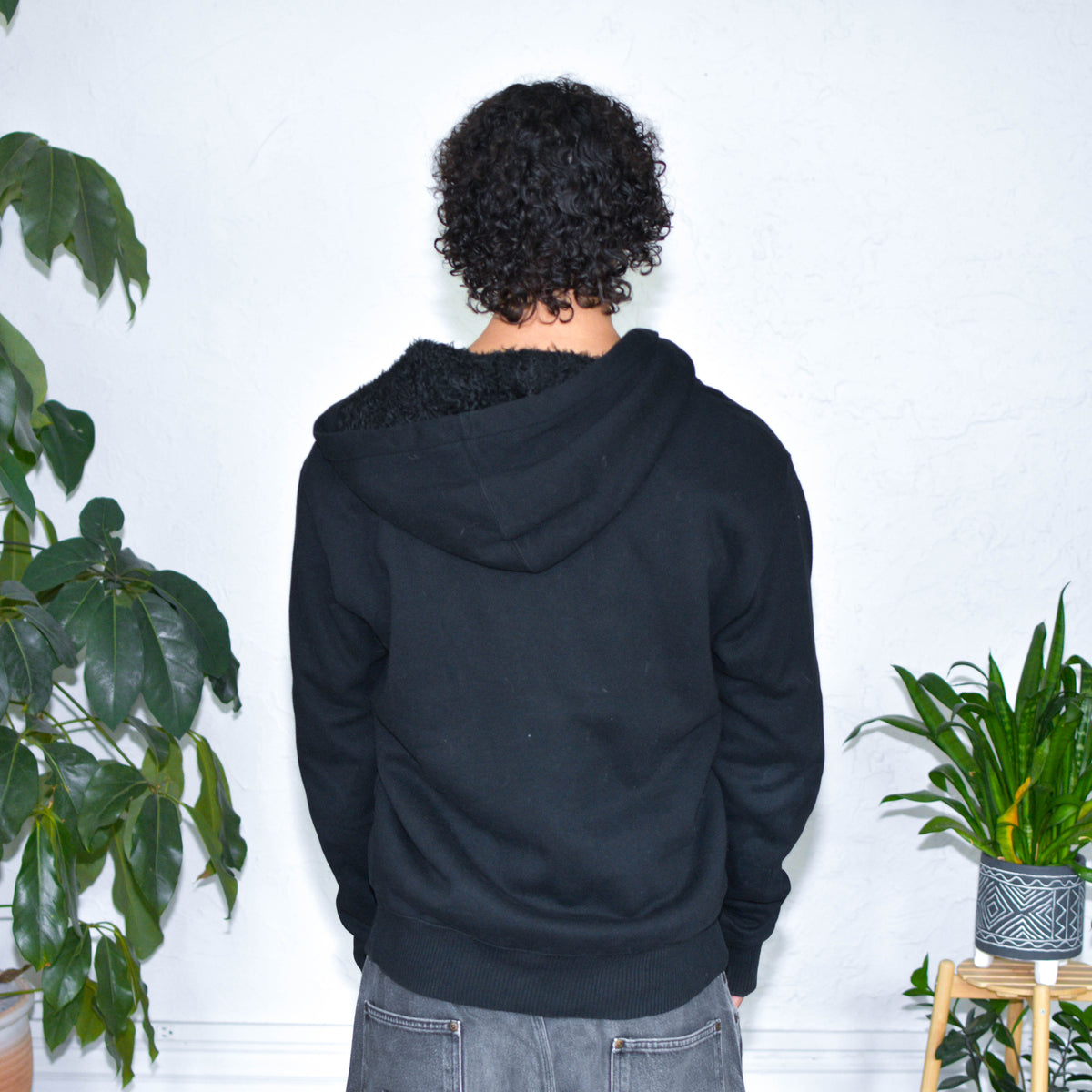 Vintage Y2K Fox Racing Sherpa Zip-Up Sweatshirt