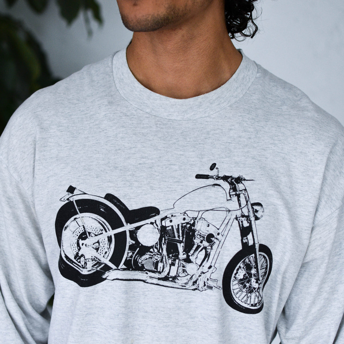 Vintage 90s Pratt Black Smith Motorcycle Long Sleeve T-Shirt