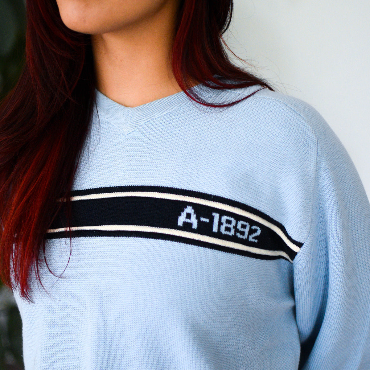 Vintage Y2K Abercrombie &amp; Fitch Baby Blue  Sweater