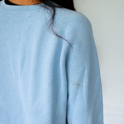 Vintage Y2K Abercrombie &amp; Fitch Baby Blue  Sweater