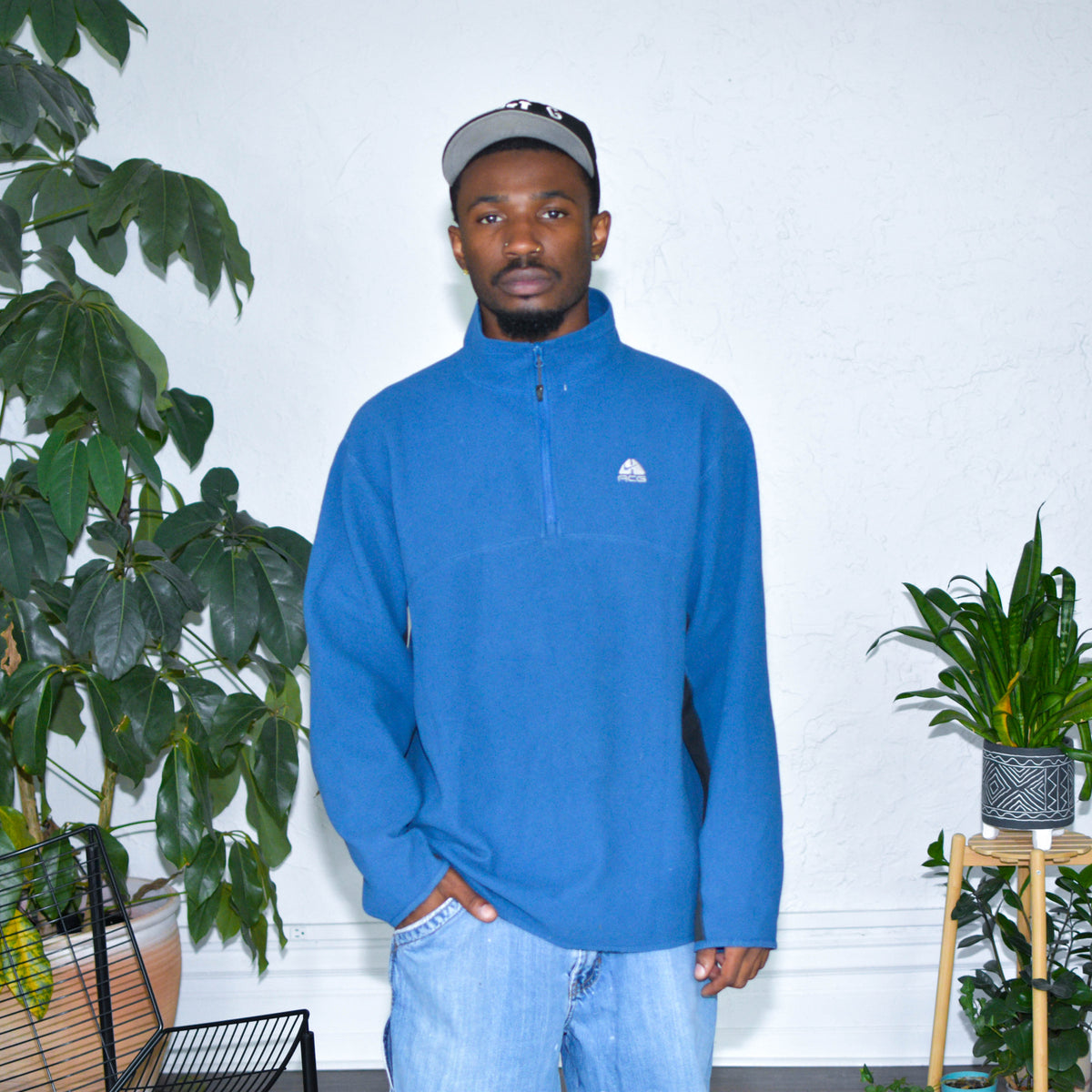 Vintage 90s Nike ACG Quarter-Zip Fleece