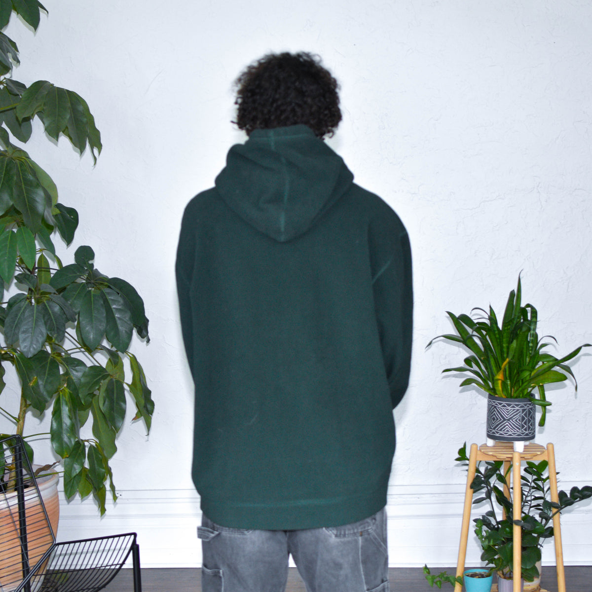 Vintage Y2K Polo Jeans Co. Forest Green Fleece Hoodie