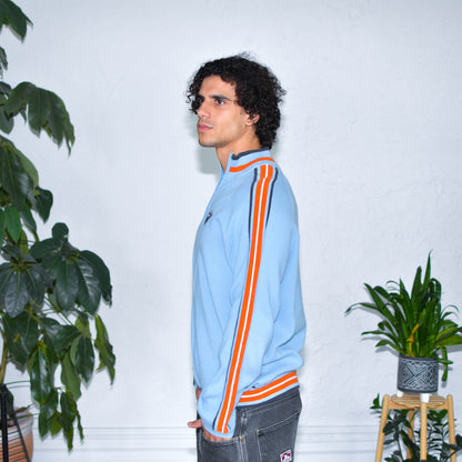 Vintage Y2K Mossimo Sky Blue Zip-Up Sweater