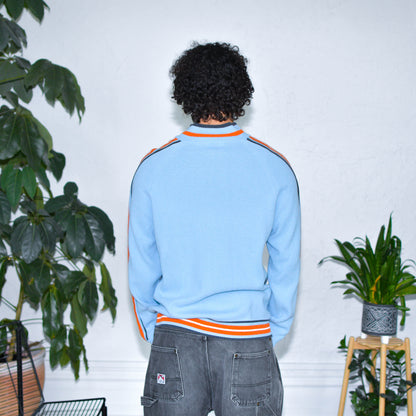 Vintage Y2K Mossimo Sky Blue Zip-Up Sweater