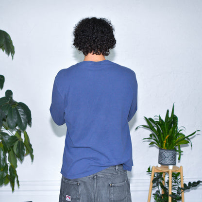 Vintage Polo Jeans Ralph Lauren Navy Blue Long Sleeve T-Shirt