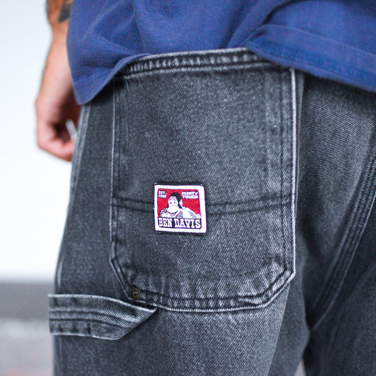 Vintage Y2K Ben Davis Ash Grey Carpenter Pants