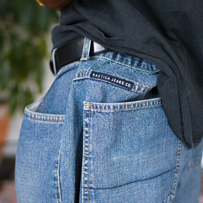 Vintage Y2K Nautica Baggy Blue Denim Jeans