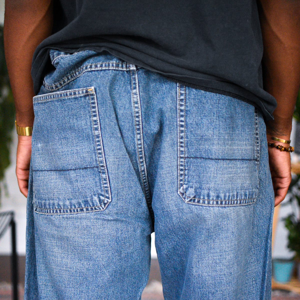 Vintage Y2K Nautica Baggy Blue Denim Jeans