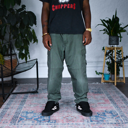 Vintage 80s Camco Olive Green Military Cargo Pants