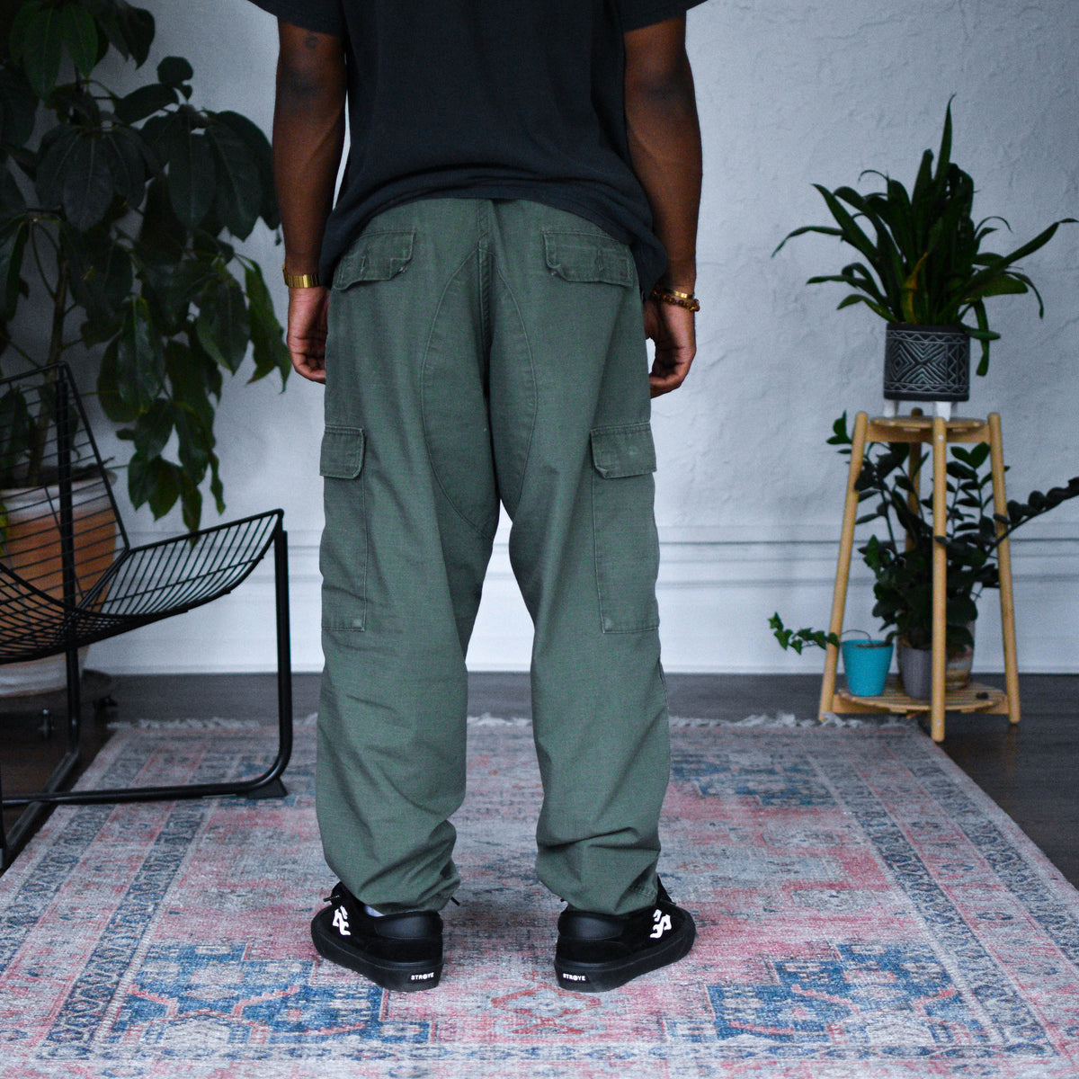 Vintage 80s Camco Olive Green Military Cargo Pants