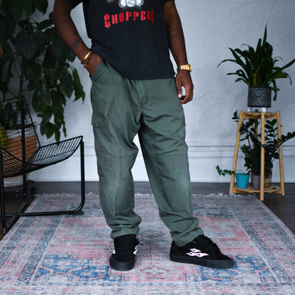 Vintage 80s Camco Olive Green Military Cargo Pants