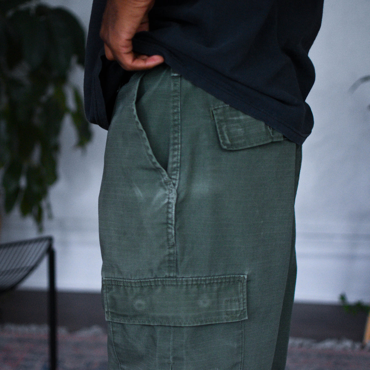 Vintage 80s Camco Olive Green Military Cargo Pants