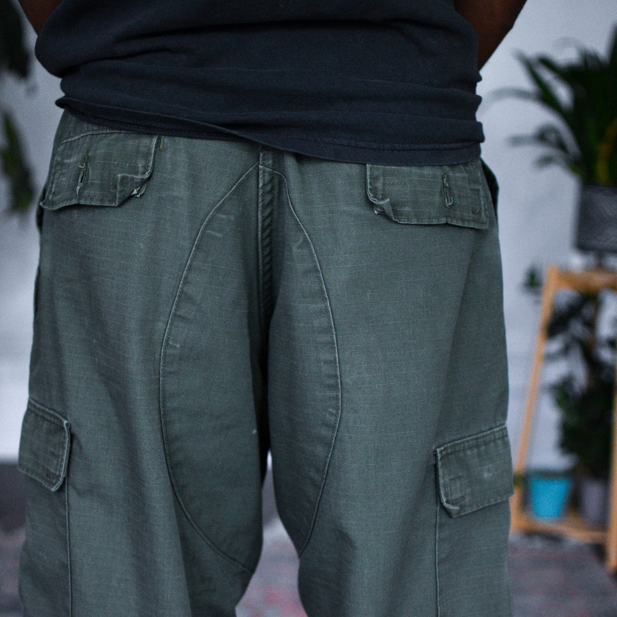 Vintage 80s Camco Olive Green Military Cargo Pants