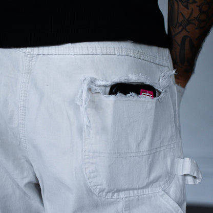 Vintage Distressed White Dickies Carpenter Pants