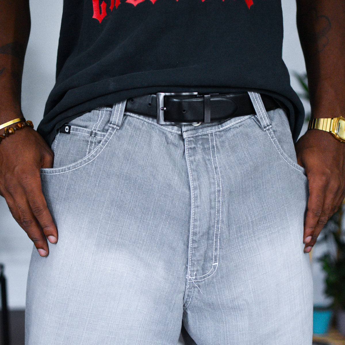 Vintage Y2K Light Grey Baggy SouthPole Denim Jeans