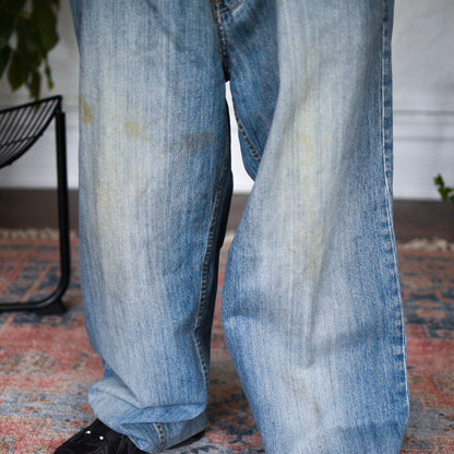 Vintage Y2K Pepe Jeans London Light Blue Baggy Jeans