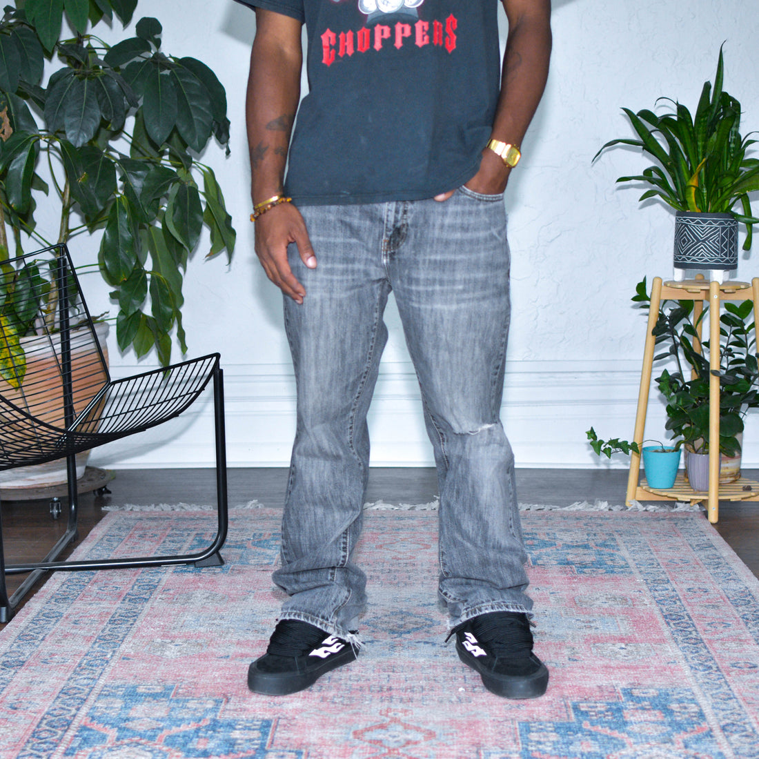 Vintage Calvin Klein Faded Gray Denim Jeans