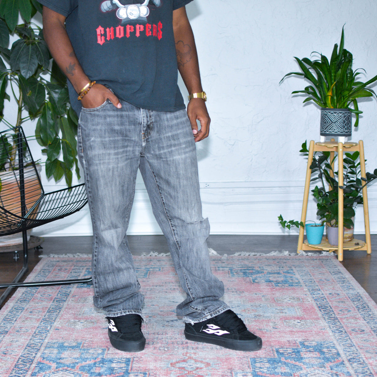 Vintage Calvin Klein Faded Gray Denim Jeans