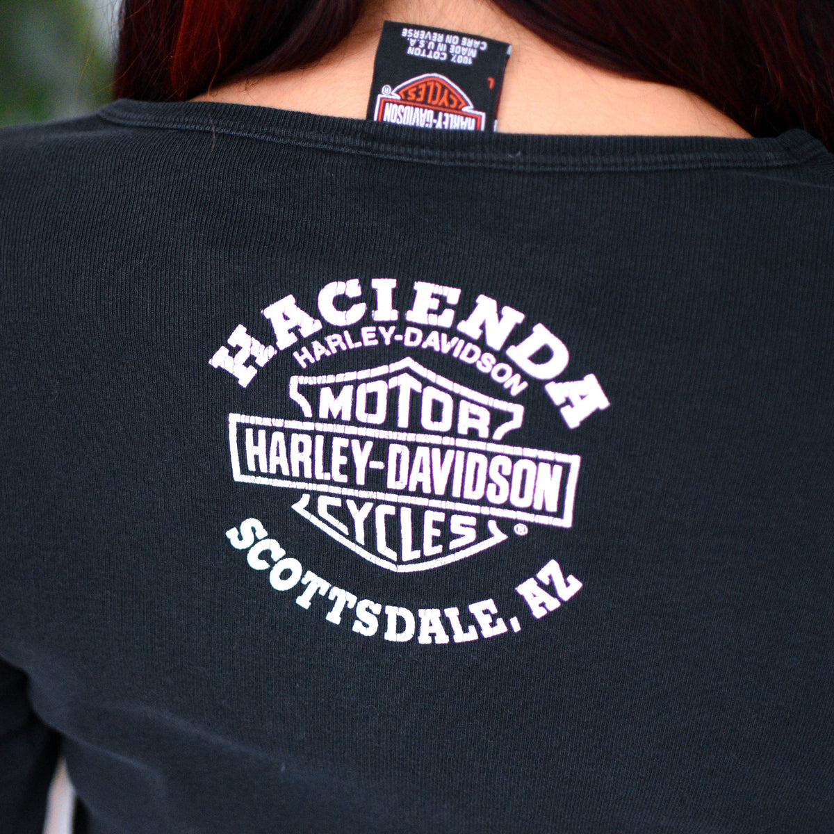 Vintage 90s Harley Davidson X Looney Tunes Long Sleeve T- Shirt