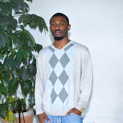 Vintage Y2K Banana Republic Argyle Sweater