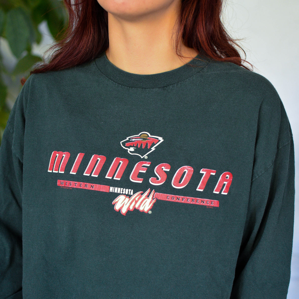 Vintage Minnesota Wild Long Sleeve T-Shirt