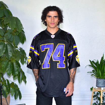 Vintage Minnesota Vikings Bryant McKinnie Alternate Black Jersey