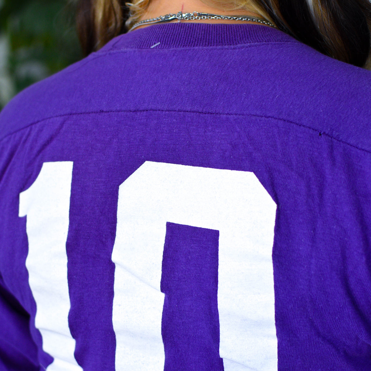 Vintage 70s Minnesota Vikings Fran Tarkenton Champion Shirt